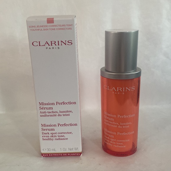 CLARINS Mission Perfect Serum Dark Spot Corrector 1oz NIB $72